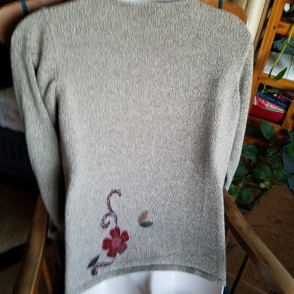 Awesome zip front Crazy Horse sweater - Picture 5 of 8